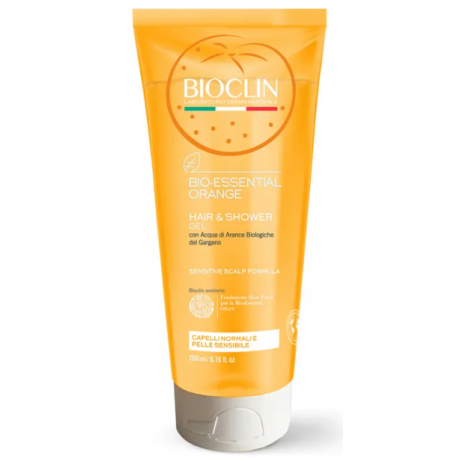 BIOCLIN BIO ESSENTIAL ORANGE HAIR & SHAMPOO 200 ML