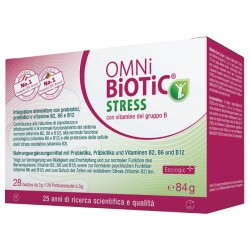 Omni Biotic Stress Vitamine Gruppo B integratore per equilibrio della flora batterica intestinale 28 bustine