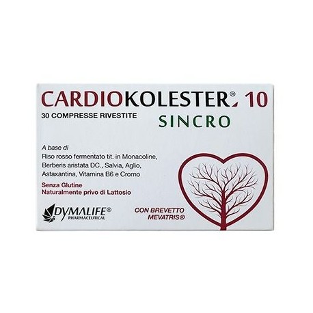 Cardiokolester 10 Sincro integratore a base di riso rosso fermentato 30 compresse rivestite