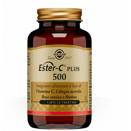 Solgar Ester C Plus 500 - Integratore con vitamina C 100 capsule