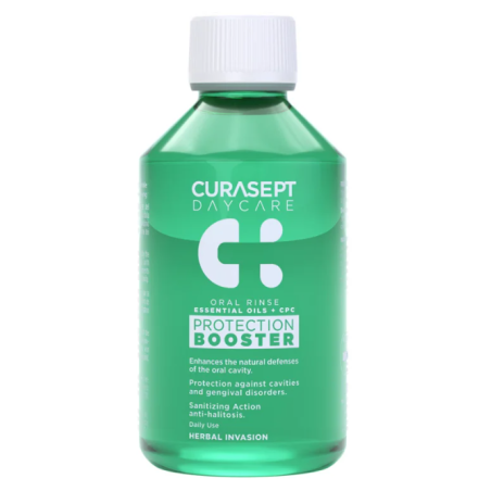 CURASEPT DAYCARE COLLUTORIO PROTECTION BOOSTER HERBAL INVASION 250 ML CURASEPT DAYCARE COLLUTORIO PROTECTION BOOSTER HERBAL INVASION 250 ML