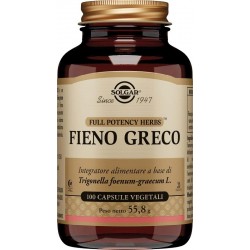 Solgar Fieno Greco MSO integratore digestivo 100 capsule