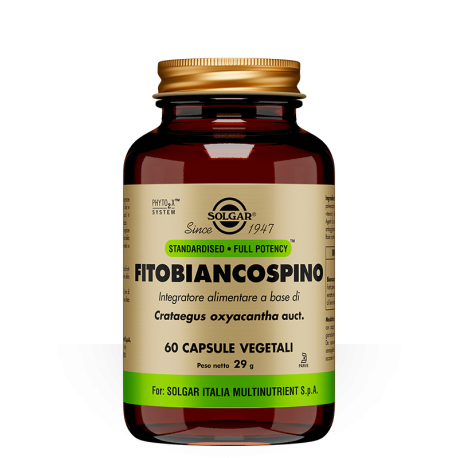 Solgar Fitobiancospino integratore per il benessere mentale 60 capsule vegetali