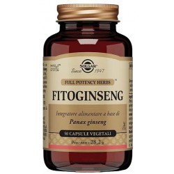 Solgar Fitoginseng integratore energizzante 50 capsule vegetali