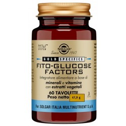 Solgar Fitoglucose Factors Integratore a base di minerali e vitamine 60 tavolette