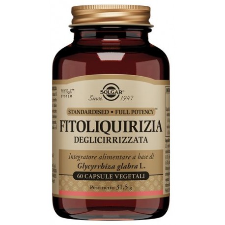 Solgar Fitoliquirizia Deglicerizzata integratore per la digestione 60 capsule