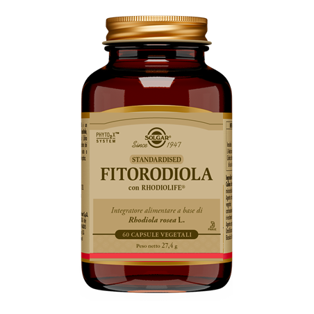 Solgar Fitorodiola - Integratore tonico adattogeno 60 capsule vegetali Solgar Fitorodiola - Integratore tonico adattogeno 60 capsule vegetali