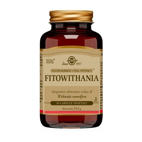 Solgar Fitowithania integratore contro la stanchezza 60 capsule vegetali