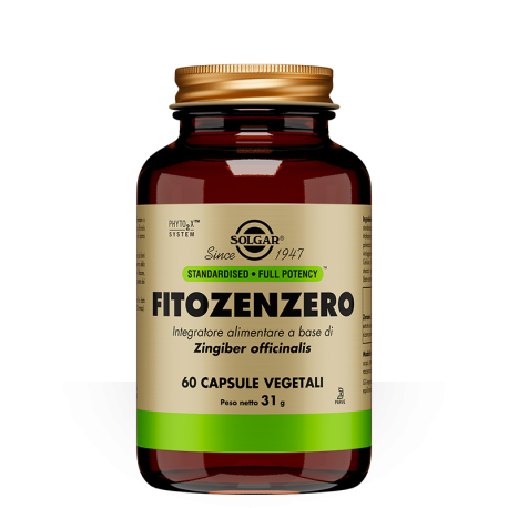 Solgar Fitozenzero integratore antinausea 60 capsule vegetali