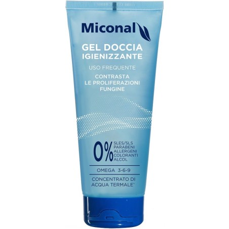 Miconal Gel doccia igienizzante per uso frequente contro le proliferazioni fungine 200 ml Miconal Gel doccia igienizzante per uso frequente contro le proliferazioni fungine 200 ml