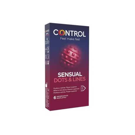 Control Sensual Dots & Lines 6 Pezzi
