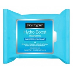 Neutrogena Hydro Boost Salviette struccanti viso non grasse pelle sensibile 25 pezzi