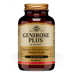 Solgar Genirose Plus integratore di isoflavoni della soia 60 tavolette