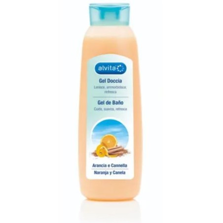 Alvita Gel doccia delicato tonificante arancia e cannella 300 ml Alvita Gel doccia delicato tonificante arancia e cannella 300 ml