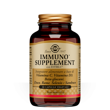 Solgar Immuno Supplement integratore per difese immunitarie 60 capsule Solgar Immuno Supplement integratore per difese immunitarie 60 capsule