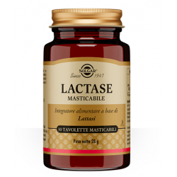 Solgar Lactase integratore per intolleranza al lattosio 30 tavolette masticabili