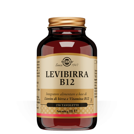 Solgar Levibirra B12 - Integratore di lievito di birra e vitamina B12 Solgar Levibirra B12 - Integratore di lievito di birra e vitamina B12