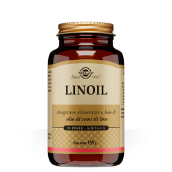 Solgar Linoil integratore antiossidante di olio di semi di lino 90 perle
