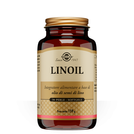 Solgar Linoil integratore antiossidante di olio di semi di lino 90 perle
