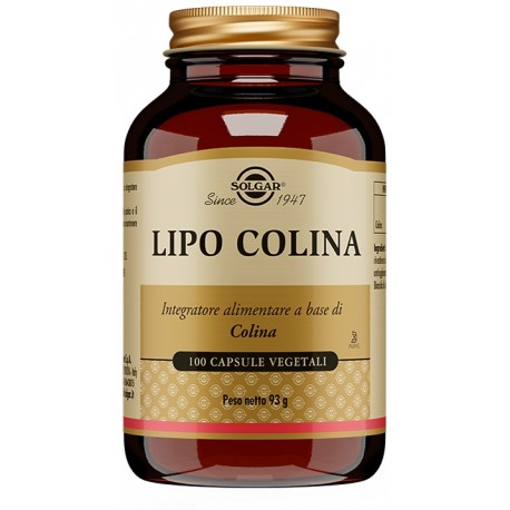 Solgar Lipo Colina integratore per il fegato 100 capsule vegetali