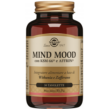 Solgar Mind Mood 30 tavolette - Integratore per il benessere mentale