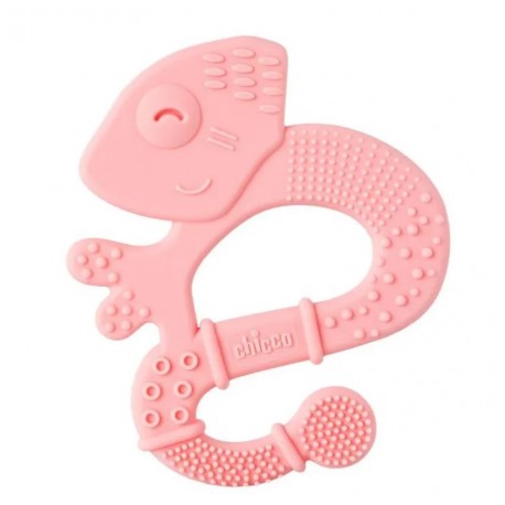 Chicco Iguana Massaggiagengive soft con setole in silicone per dentizione 1 pezzo rosa