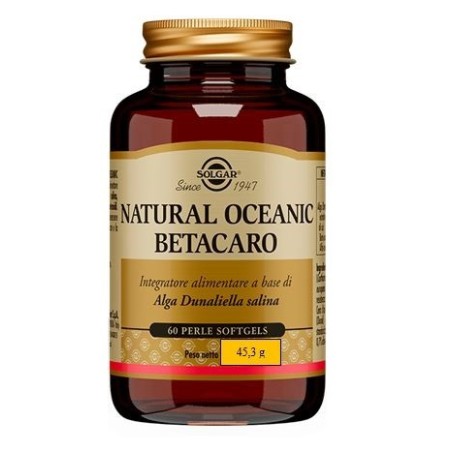 Solgar Natural Oceanic Betacaro integratore per vista e pelle 60 perle Solgar Natural Oceanic Betacaro integratore per vista e pelle 60 perle