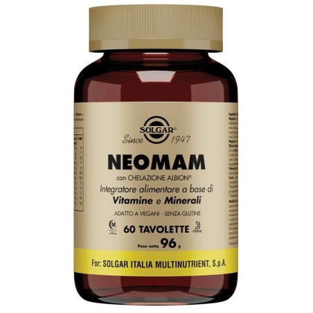 Solgar Neomam-Integratore per gravidanza e allattamento 60 tavolette Solgar Neomam-Integratore per gravidanza e allattamento 60 tavolette