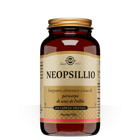 Solgar Neopsillio - Integratore per il transito intestinale 200 capsule vegetali