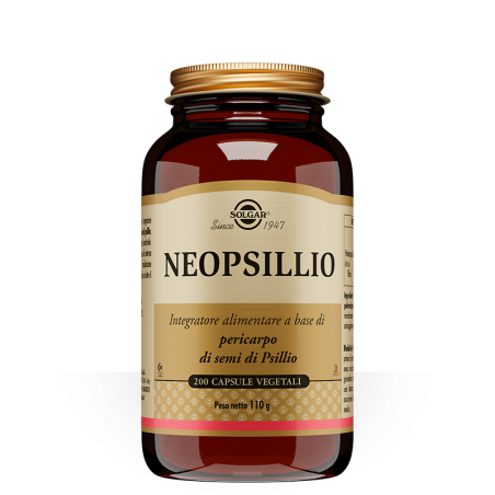 Solgar Neopsillio - Integratore per il transito intestinale 200 capsule vegetali Solgar Neopsillio - Integratore per il transito intestinale 200 capsule vegetali