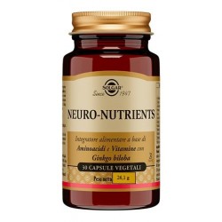 Solgar Neuro Nutrients - Integratore con vitamine e ginkgo biloba 30 capsule vegetali