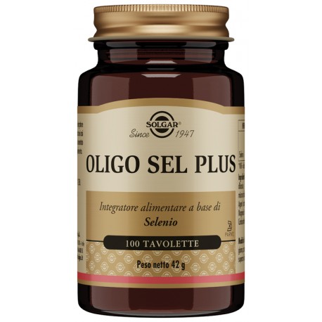 Solgar Oligo Sel Plus integratore per difese immunitarie 100 tavolette