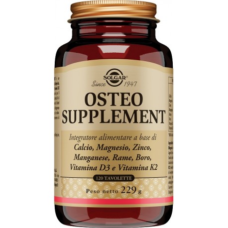 Solgar Osteo Supplement integratore per ossa e denti 120 tavolette