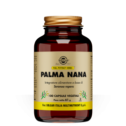 Solgar Palma Nana integratore di Serenoa repens per la prostata 100 capsule