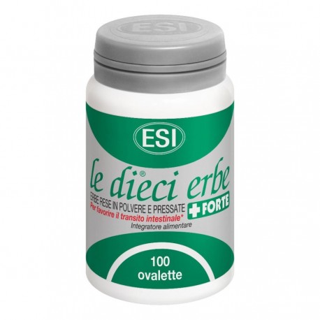 ESI Le Dieci Erbe + Forte integratore per transito intestinale 100 ovalette