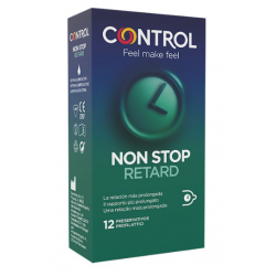 Confezione da 12 pezzi di preservativi Control Non Stop retard