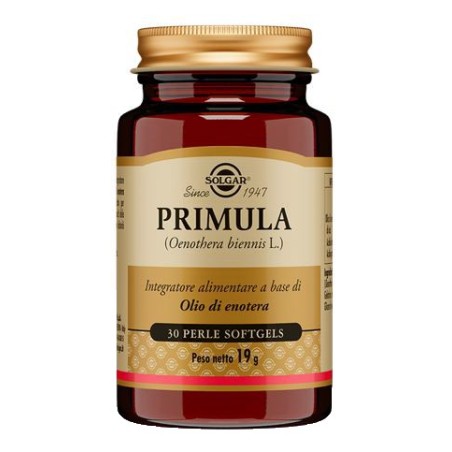 Solgar Primula - Integratore a base di olio di enotera 30 perle Solgar Primula - Integratore a base di olio di enotera 30 perle