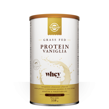Solgar Protein Vaniglia 338 g - Integratore proteico Solgar Protein Vaniglia 338 g - Integratore proteico