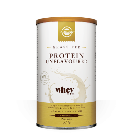 Solgar Protein Unflavoured 377 g - Integratore proteico senza sapore Solgar Protein Unflavoured 377 g - Integratore proteico senza sapore