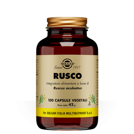 Solgar Rusco - Integratore per microcircolo e benessere delle gambe 100 capsule vegetali