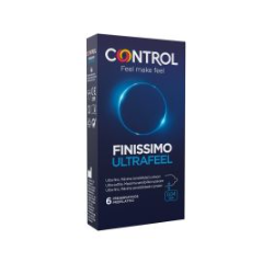 Confezione da 6 pezzi di preservativi Control Finissimo Ultrafeel