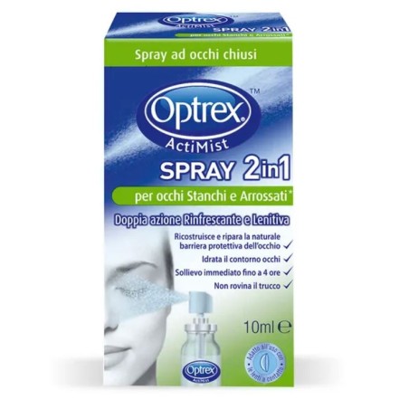 Optrex ActiMist Spray 2in1 per Occhi Stanchi e Arrossati 10ml Optrex ActiMist Spray 2in1 per Occhi Stanchi e Arrossati 10ml
