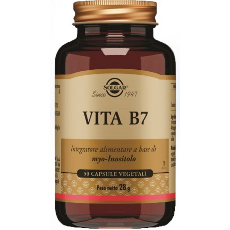 Solgar Vita B7 integratore di Myo-Inositolo 50 capsule vegetali