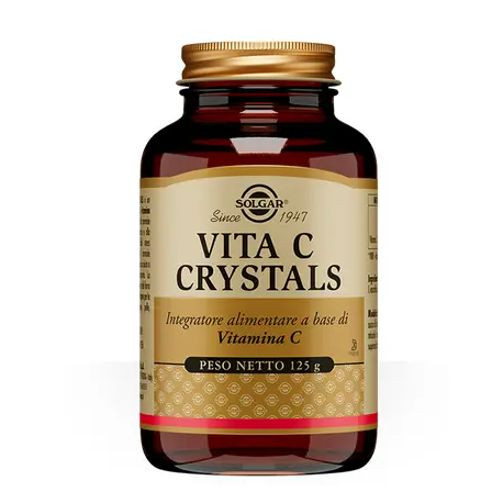 Solgar Vita C Crystals Integratore di vitamina C pura in polvere 125 g