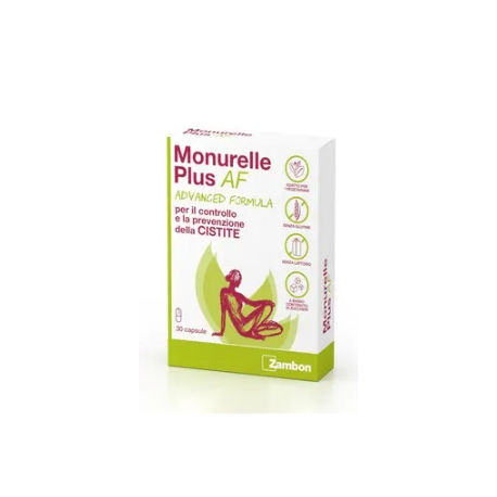 Monurelle Plus 15 Capsule - Integratore per Cistite e Vie Urinarie