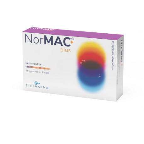 Eyepharma Normac+ Plus integratore per il benessere della macula e della vista 30 compresse filmate