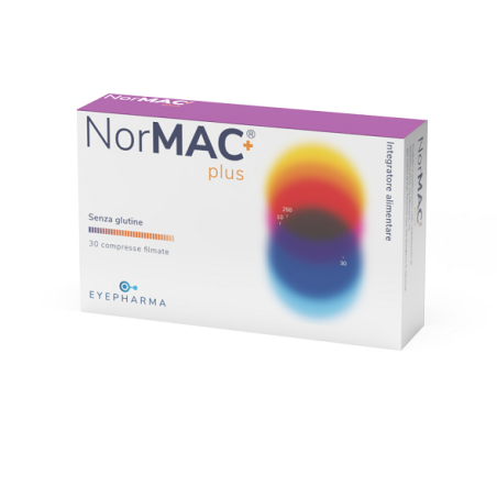 Eyepharma Normac+ Plus integratore per il benessere della macula e della vista 30 compresse filmate Eyepharma Normac+ Plus integratore per il benessere della macula e della vista 30 compresse filmate