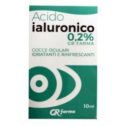 Acido Ialuronico Gocce oculari Idratanti e rinfrescanti 0,2% acido ialuronico 10 ml