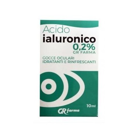 Acido Ialuronico Gocce oculari Idratanti e rinfrescanti 0,2% acido ialuronico 10 ml Acido Ialuronico Gocce oculari Idratanti e rinfrescanti 0,2% acido ialuronico 10 ml