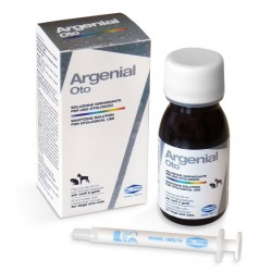Argenial Oto Soluzione igienizzante ad uso otologico per cani e gatti 50 ml con siringa graduata